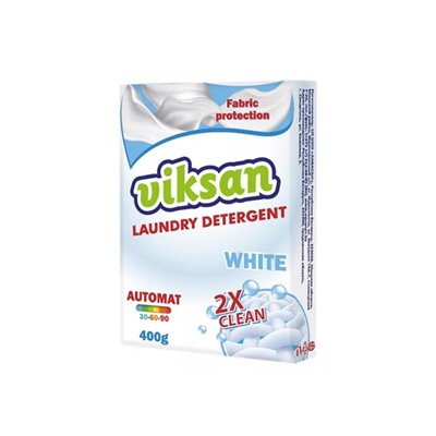 Стиральный порошок 2X CLEAN WHITE автомат, 400г