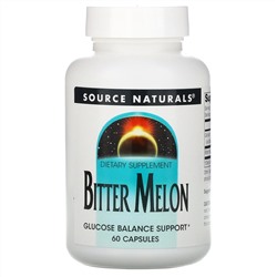 Source Naturals, Китайская горькая тыква, 60 капсул