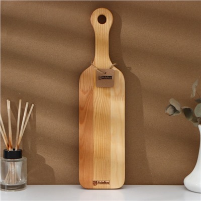 Доска разделочная деревянная Adelica, 40×10×1.8 см, в подарочной упаковке, берёза