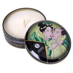 Массажная свеча Exotic Green Tea с ароматом зелёного чая - 30 мл.