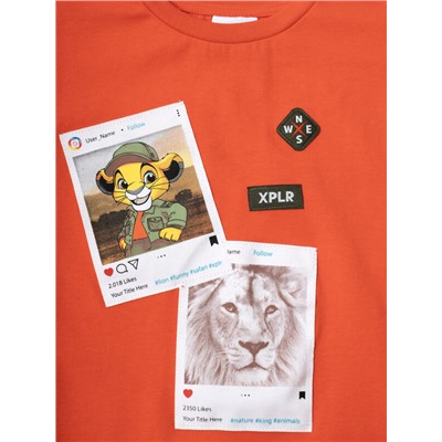 Фуфайка трикотажная для мальчиков (футболка)