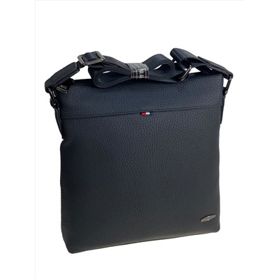 Сумка мужская из натуральной кожи, цвет черный