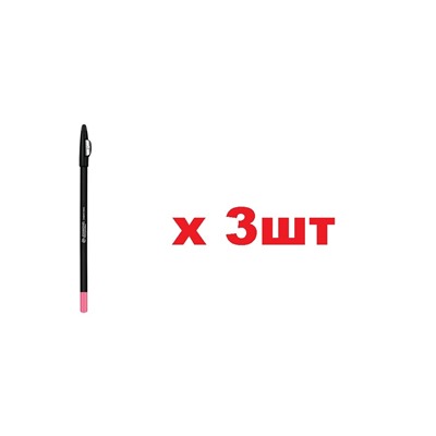 JEANMISHEL Карандаш для губ с точилкой тон 20 Розовый матовый 3шт