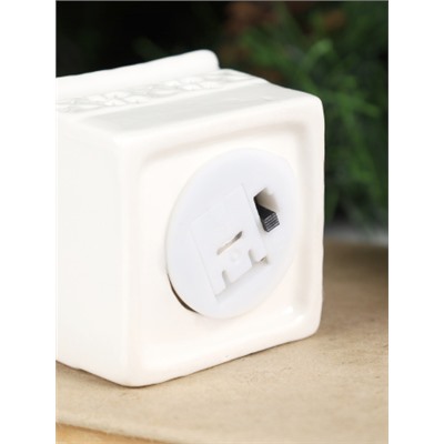 Фигурка Домик с подсветкой новогодний 8 см / 7101 /уп 120/LED