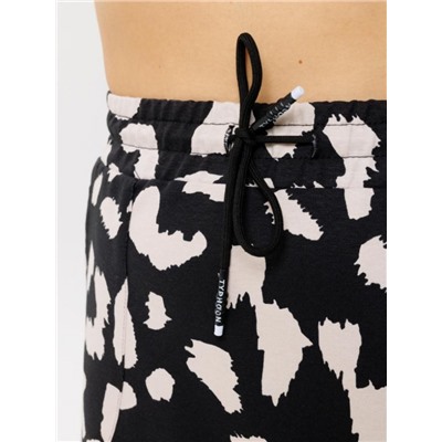Юбка женская Ю-19 (Черный леопард)