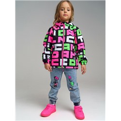 Брюки текстильные джинсовые для девочек