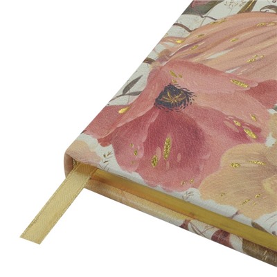 Еженедельник 2026 г. А6 128 стр. "FLORA.Цветочная страсть" кожзам 3-809/07 Bruno Visconti