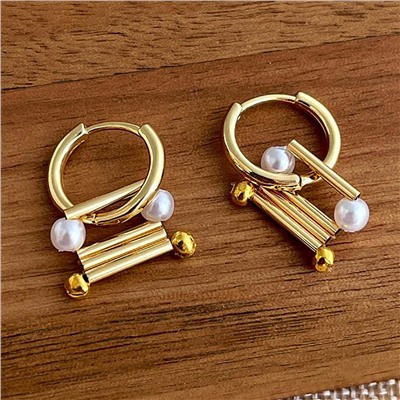 Серьги с замком кольцо арт. 13 4830 (id 288695)