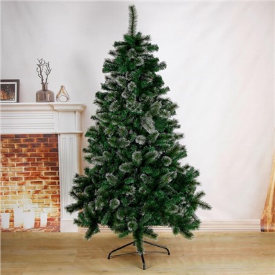 Искусственная ёлка с инеем «Зимнее волшебство. Магия» 180 см, 681 ПВХ ветка шарнирная