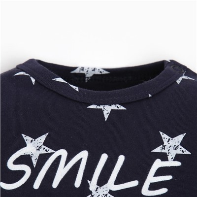 Боди детское, цвет синий, рост 62 см