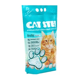 Наполнитель впитывающий силикагелевый Arctic Breeze, 3.8 л, CAT STEP