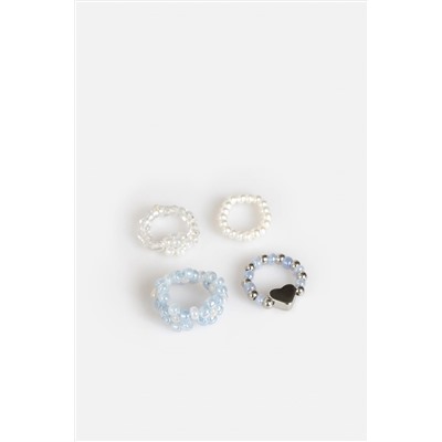 Набор из 4 колец ACOOLA, 1082714