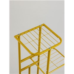 Подставка для цветов Greengo, 6 полок, 44×22×105 см, напольная, металл, цвет золотой