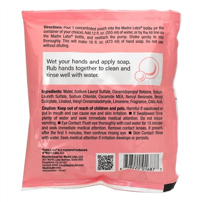 Madre Labs, Hand Soap Concentrate, 4 fl oz (118 ml)