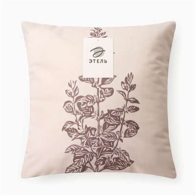 Чехол на подушку 3 шт. «Этель» Botanic, 40×40 см, велюр