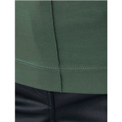 Джемпер с цельнокроеным воротом из премиального хлопка