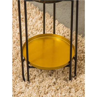 Кашпо на подставке «Хани», 18×18×56 см, железо