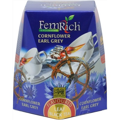 FemRich. Earl Grey Cornflower 100 гр. карт.пачка