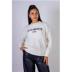 Теплая туника женская арт.1835 Л (Белый)