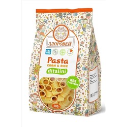 Паста из кукурузы и риса Ditalini без глютена 300г ЭКОПРОДУКТЫ, 1193722