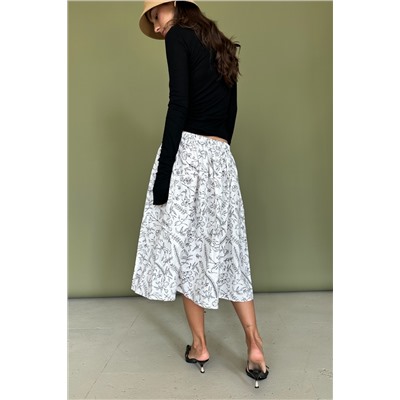 Юбка  PUFF097/01/Белый, черный