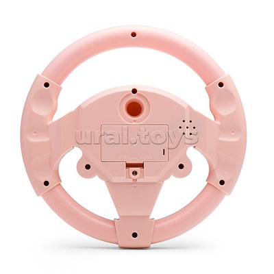 Руль "Смайл" музыкальный, в пакете