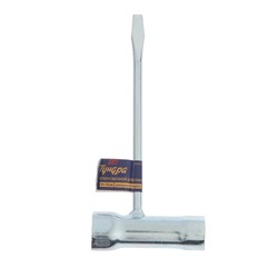 Ключ свечной для пил ТУНДРА, 16×19 мм, шлицевая отвертка