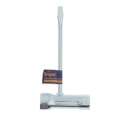 Ключ свечной для пил ТУНДРА, 16×19 мм, шлицевая отвертка