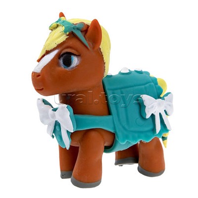 Пони на фасоне "Малышка" (пони тянущиеся в костюмчиках 10см) пакет с окном