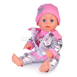Пупс 30 см, озвуч., (Шаинский музыка пьет, писает, закр. глазки, 4 акс.,) в коробке