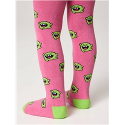 Теплые Conte-kids Колготки SOF-TIKI (махровые внутри) с рисунками