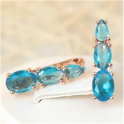 Серьги позолота H01-6448