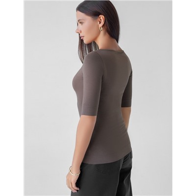 Джемпер  из премиального хлопка с эластаном