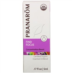 Pranarom, Essential Oil, Find Focus, .17 fl oz (5 ml)
