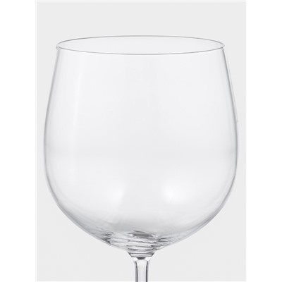 Бокалы для пива «Пион», 380 мл, набор 6 шт., стекло, прозрачные