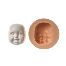 Молд силикон «Лицо малыша», 6.5×5.5 см