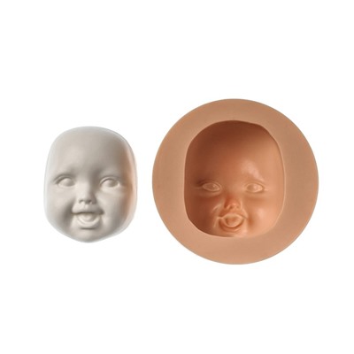 Молд силикон «Лицо малыша», 6.5×5.5 см