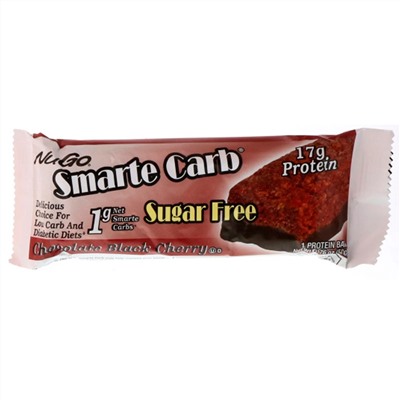 NuGo Nutrition, Smarte Carb Bar, Chocolate Black Cherry, 12 Bars, 1.76 oz (50 g) Each