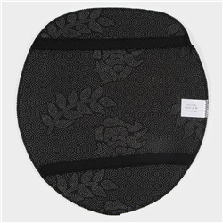Коврики для ванной и туалета Доляна «Геометрия», 3 шт: 50×80, 50×40, 40×43 см
