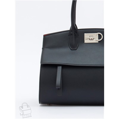 Сумка женская кожаная 1049M black Polina&Eiterou