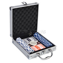 Набор для игры в покер (100 фишек)