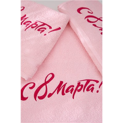 14418/14 "8 марта"полотенце махровое плотность 350гр