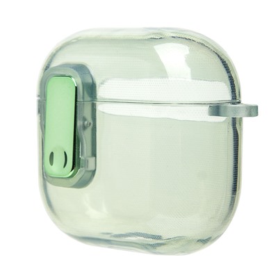 Чехол - SCP25 для кейса "AirPods (4-го поколения)" (transparent/green) (238217)