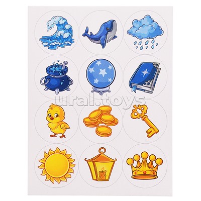 Настольная игра в коробке "Сортер. Волшебник цвета"