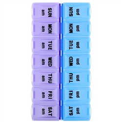 Apex, Pill Organizer with Decorative Sleeve, AM/PM, 2 Pill Organizers