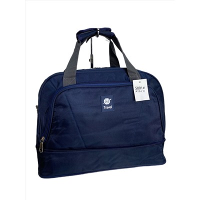 Дорожная сумка из текстиля, цвет синий