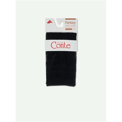 Полиамидные CONTE FANTASY Тонкие носки с рисунком "сердечки"