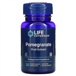 Life Extension, Экстракт плодов граната, 30 вегетарианских капсул