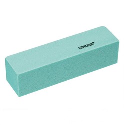 Zinger Бафик для шлифовки ногтей 4-х сторонний / Classic EK-111, 120 грит, зеленый
