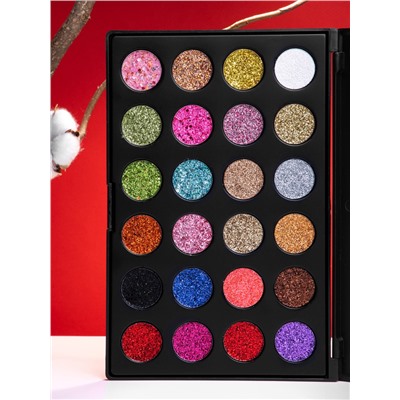 NJ Cosmetics Палетка глиттеров для лица с блестками